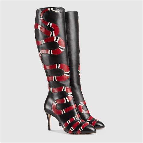 gucci snake emobroidered shoe men|gucci snake boots price.